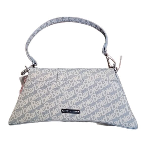 NWT~ALDO X BARBIE VOGUE Blue & Rhinestones Limited Edition Shoulder Bag Purse - Picture 11 of 15